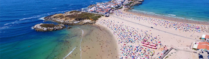 Baleal beach in Peniche